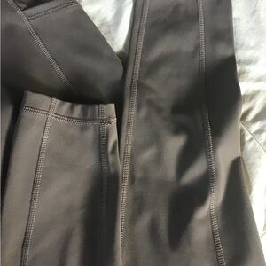 Banana Republic BR Standard, Hybrid Leg Vintage Leggings+Pockets,Muted Olive, XS